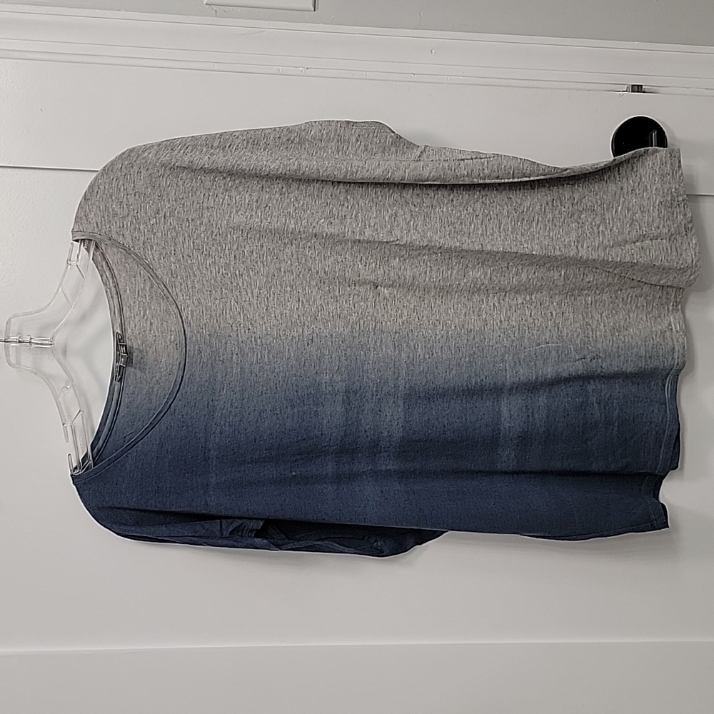 Vince cotton modal two-tone tee